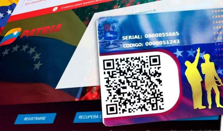 Consulta del carnet de la Patria